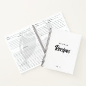 Script Maatconversietabel Recept Notitieboek (Binnen)