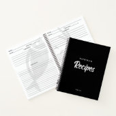 Script Maatconversietabel Recept Notitieboek (Binnen)