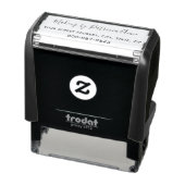 Script Make-up Studio Naam Retouradres Telefoon Zelfinktende Stempel (Product)