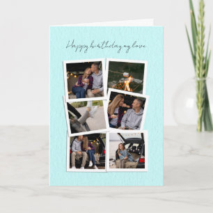 Script manuscrit Bonne carte d'anniversaire - Ph p