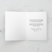 Script manuscrit Bonne carte d'anniversaire - Ph p (Intérieur)