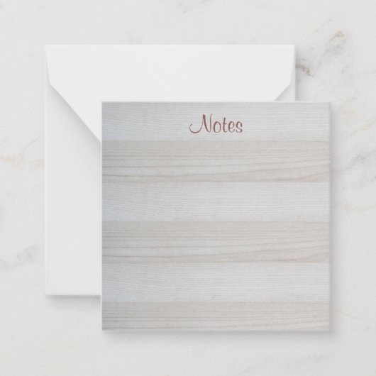 Script manuscrit élégant Modèle look bois (Devant)