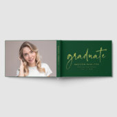 Script manuscrit moderne Green Photo Graduation (Complet)