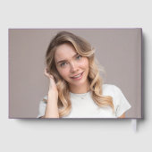 Script manuscrit moderne Purple Photo Graduation (Verso)