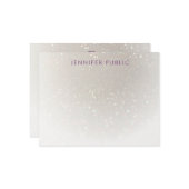 Script manuscrit Monogramme Modèle personnalisé (Devant/Arrière en situation)