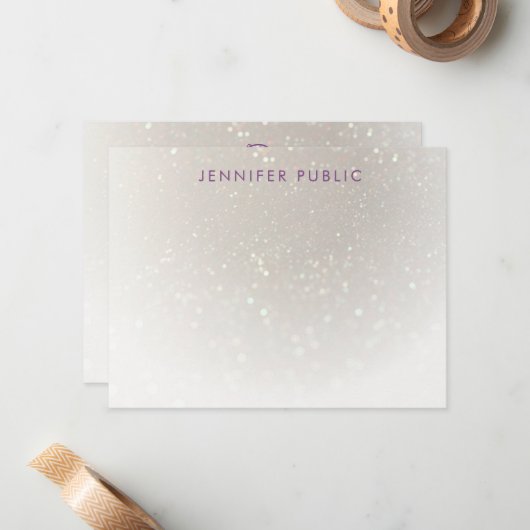 Script manuscrit Monogramme Modèle personnalisé (Devant/Arrière en situation)