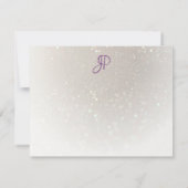 Script manuscrit Monogramme Modèle personnalisé (Dos)