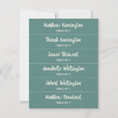 Script manuscrit Nom personnalisé Mariage Cartes d (Devant)