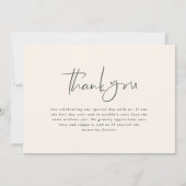 Script mariage élégant merci agrumes botanique (Dos)