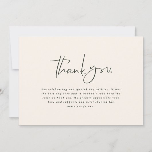 Script mariage élégant merci agrumes botanique (Dos)