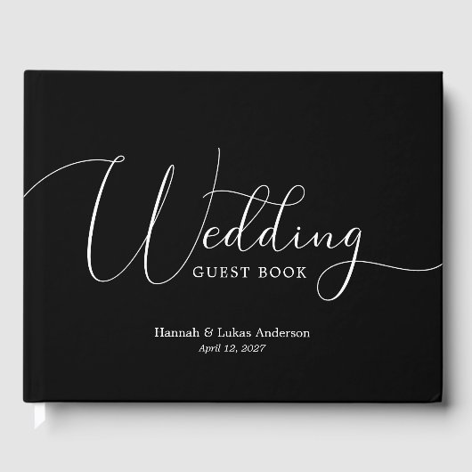Script mariage Livre d'invité traditionnel (Recto)