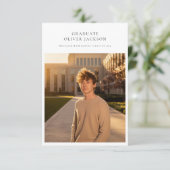 Script Masters Degree Western Afstuderen Foto Kaart (Staand voorkant)