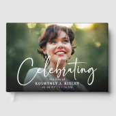 Script Memorial Photo & Message Sympathy Gastenboek (Voorkant)