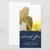 SCRIPT MERCI | CARTE PHOTO mariage MERCI (Devant / Derrière)