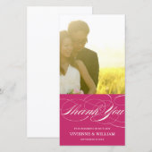 SCRIPT MERCI | CARTE PHOTO mariage MERCI (Devant / Derrière)