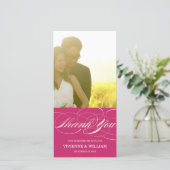 SCRIPT MERCI | CARTE PHOTO mariage MERCI (Debout devant)