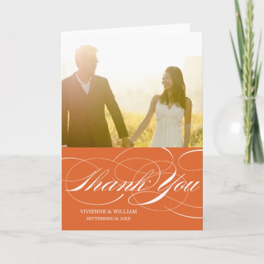 SCRIPT MERCI | CARTE PHOTO mariage MERCI (Devant)