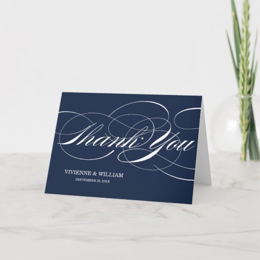 SCRIPT MERCI | CARTES DE REMERCIEMENT DE MARIAGE (Devant)