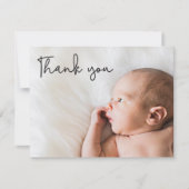 Script Merci et Faire-part de naissance bébé (Devant)