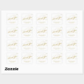 SCRIPT MERCI | ÉTIQUETTES DE LA FAVEUR DES MARIAGE (Feuille)