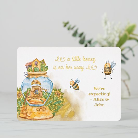 Script Mère à être Faire-part de grossesse (Debout devant)