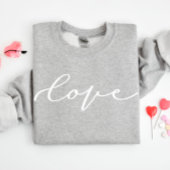 Script mignon d'amour Valentine's Day Sweatshirt