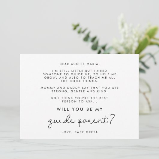 Script mignon Serez-vous ma carte parent Guide (Debout devant)