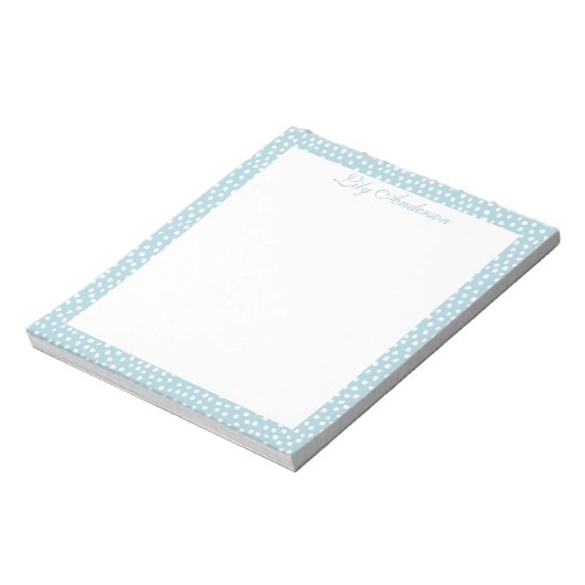 Script Mini tacheté océan Bloc-notes (Tourné)