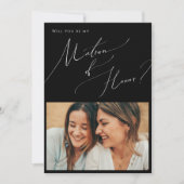 Script minimal | Carte d'honneur de carte photo no (Devant)