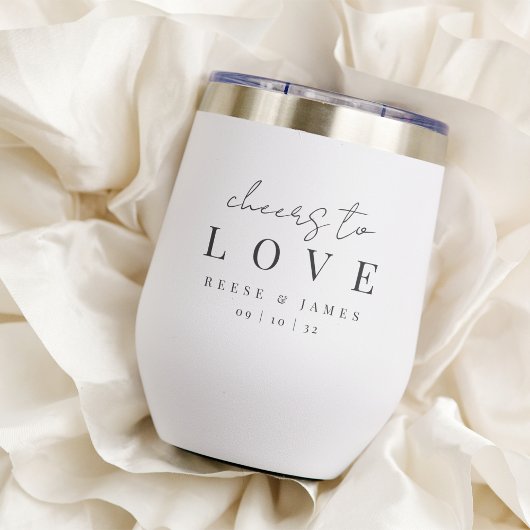 Script minimal moderne applaudit à l'amour mariage