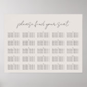 Script minimal, Tableau de sièges (Devant)