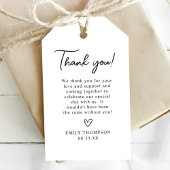 Script Minimalist Dank Je Favoriet Cadeaulabel