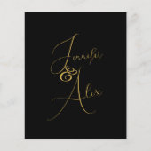 Script Minimalist Photo Collage Thank You Cards (Voorkant)