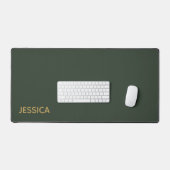 Script minimaliste en or vert foncé personnalisé (Clavier et souris)