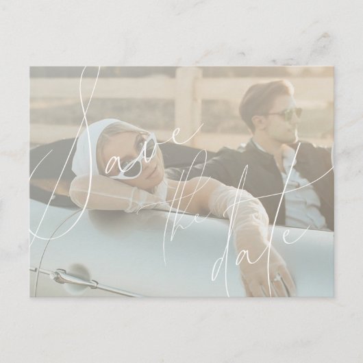 Script Minimaliste Enregistrer La Date Invitation (Devant)