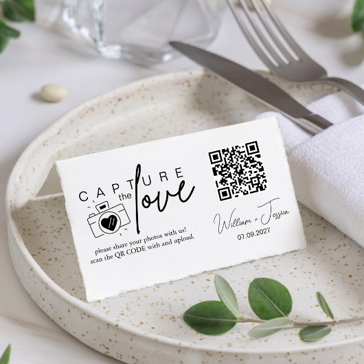 Script minimaliste moderne Capture Le code QR d'am