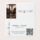 Script minimaliste moderne Capture Le code QR d'am (Outside Unfolded)