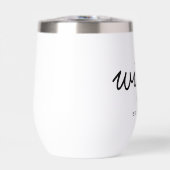 Script minimaliste moderne Wifey Mariée personnali (Avant)