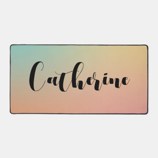 Script minimaliste Pastel Arc-en-ciel (Recto)