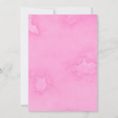 Script minimaliste rose Ne pas dire Invitations de (Dos)