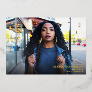 Script Mod Foto Graduation Party Folie Uitnodiging