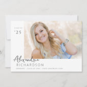 Script Mod Naam Foto Afstudeeraankondiging 3 Kaart (Voorkant)