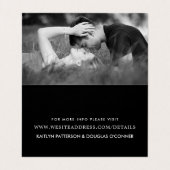 Script moderne à huile d'argent avec carte de déta (Intérieur déplié)