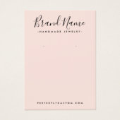 Script moderne ajouter logo carte d'affichage d'or (Devant)