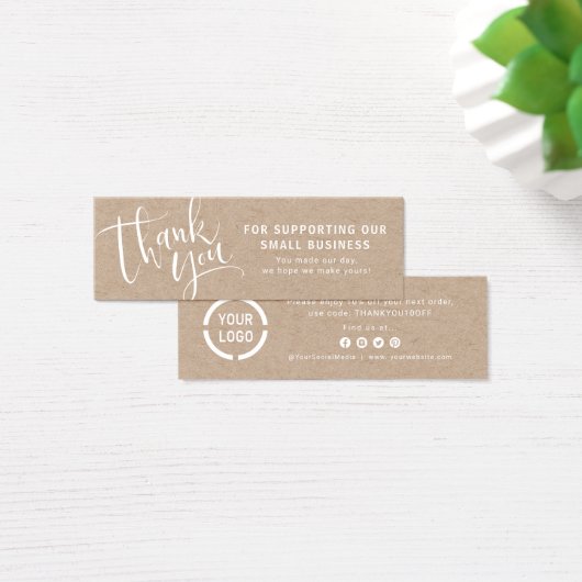 Script moderne avec logo entreprise merci insérer (Bureau)