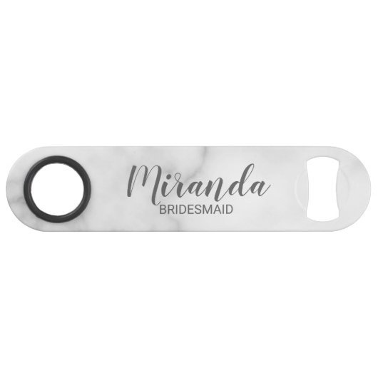 Script moderne Bridesmiad personnalisé (Devant (Horizontal))