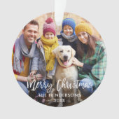 Script moderne Brush Joyeux Noël Photo (devant)