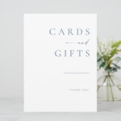 Script moderne Cartes de Mariage + Symbole Cadeaux (Debout devant)