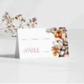 Script moderne Cosy Fall Place Cartes Nom Cartes