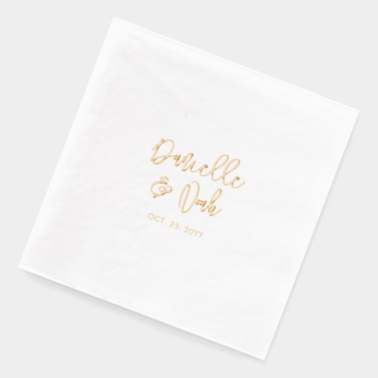 Script moderne Couples Nom Mariage personnalisé (Gauche)